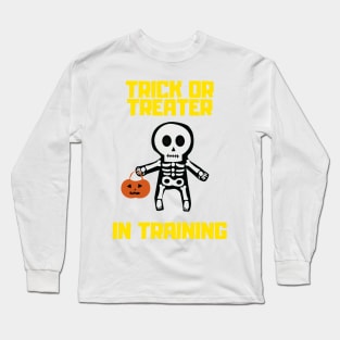 Trick or Treater in Training Halloween Apparel Long Sleeve T-Shirt